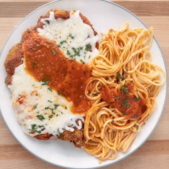 Chicken Parmigiana.
