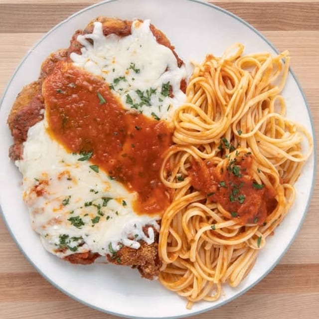 Chicken Parmigiana.