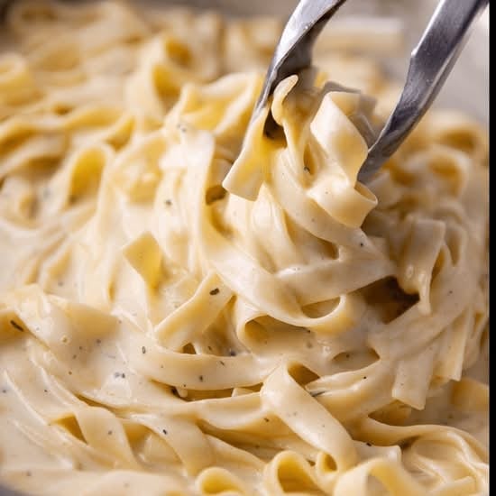 Fettuccine Alfredo.